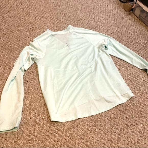 Light Blue Nike Dri-Fit Zip Up Jacket (Large) - Picture 5 of 5